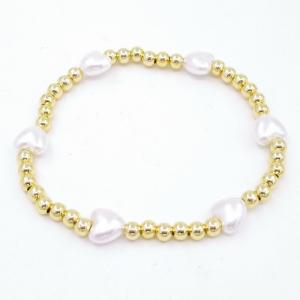 Bead Bracelet - KB206587-WH
