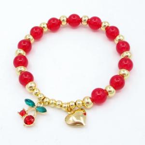 Bead Bracelet - KB206589-WH