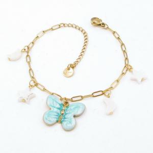 Stainless Steel Gold-plating Bracelet - KB206637-HM