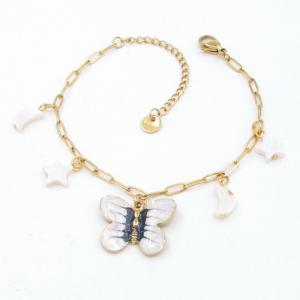 Stainless Steel Gold-plating Bracelet - KB206641-HM
