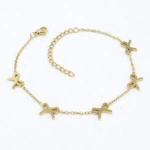 Stainless Steel Gold-plating Bracelet - KB207563-HDJ