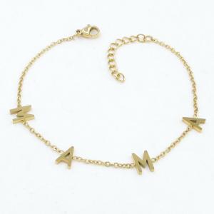 Stainless Steel Gold-plating Bracelet - KB207564-HDJ