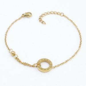 Stainless Steel Gold-plating Bracelet - KB207565-HDJ