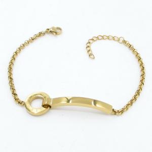 Stainless Steel Gold-plating Bracelet - KB207566-HDJ