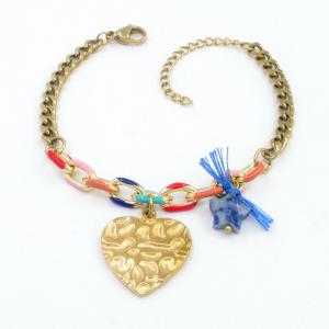 Stainless Steel Gold-plating Bracelet - KB207657-NJ