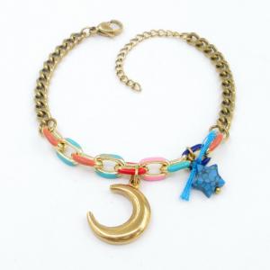 Stainless Steel Gold-plating Bracelet - KB207658-NJ