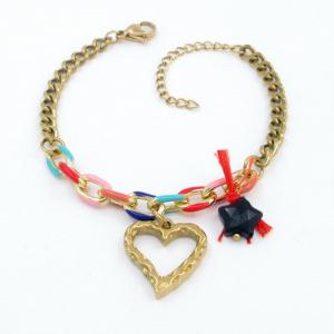 Stainless Steel Gold-plating Bracelet - KB207659-NJ