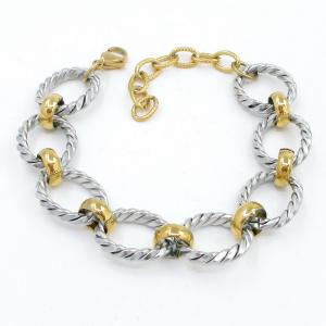 Stainless Steel Gold-plating Bracelet - KB207663-NJ