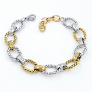 Stainless Steel Gold-plating Bracelet - KB207665-NJ