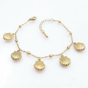 Stainless Steel Gold-plating Bracelet - KB207714-SP
