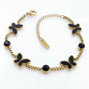 Stainless Steel Stone Bracelet - KB207848-NJ