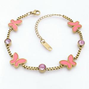 Stainless Steel Stone Bracelet - KB207849-NJ