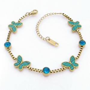 Stainless Steel Stone Bracelet - KB207850-NJ
