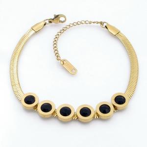 Stainless Steel Stone Bracelet - KB207852-NJ