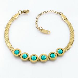 Stainless Steel Stone Bracelet - KB207855-NJ