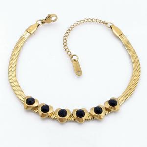 Stainless Steel Stone Bracelet - KB207857-NJ