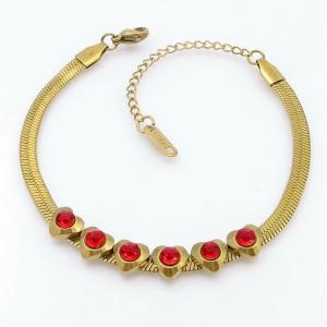 Stainless Steel Stone Bracelet - KB207859-NJ