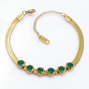 Stainless Steel Stone Bracelet - KB207861-NJ