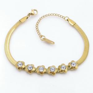 Stainless Steel Stone Bracelet - KB207862-NJ