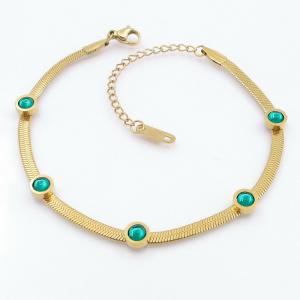 Stainless Steel Stone Bracelet - KB207869-NJ