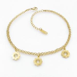 Stainless Steel Gold-plating Bracelet - KB208232-MW