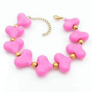Stainless Steel Gold-plating Bracelet - KB208244-TJG