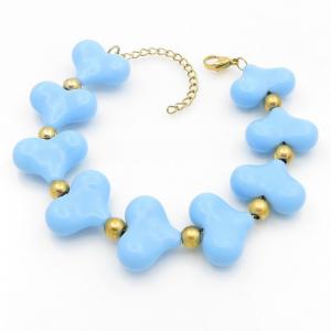 Stainless Steel Gold-plating Bracelet - KB208245-TJG