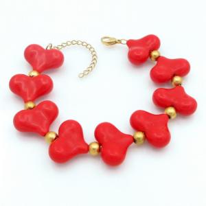 Stainless Steel Gold-plating Bracelet - KB208248-TJG