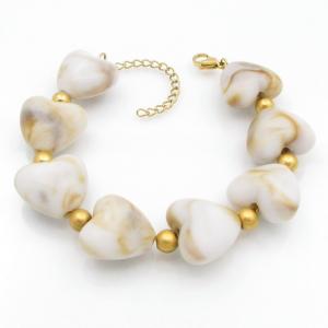 Stainless Steel Gold-plating Bracelet - KB208251-TJG