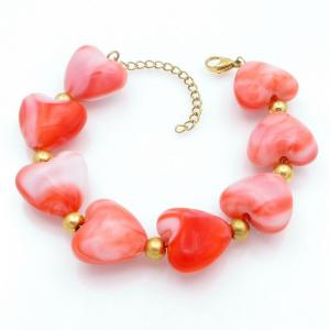 Stainless Steel Gold-plating Bracelet - KB208252-TJG