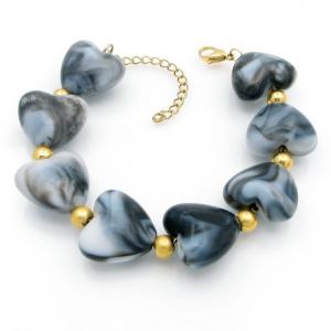 Stainless Steel Gold-plating Bracelet - KB208253-TJG