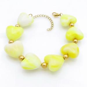 Stainless Steel Gold-plating Bracelet - KB208254-TJG