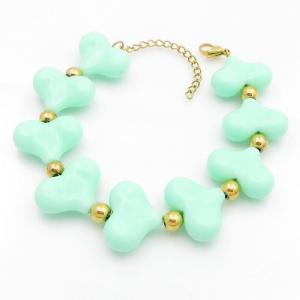 Stainless Steel Gold-plating Bracelet - KB208260-TJG