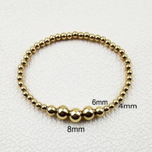 Stainless Steel Gold-plating Bracelet - KB208317-Z