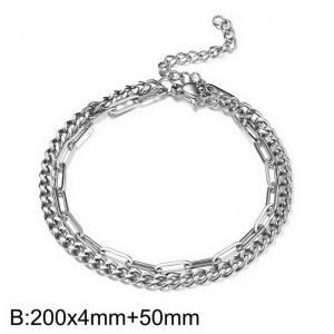 Fashion stainless steel chain bracelet - KB208350-Z