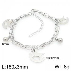 Stainless Steel Bracelet(women) - KB208855-Z