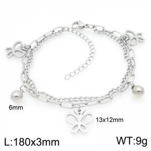 Stainless Steel Bracelet(women) - KB208857-Z