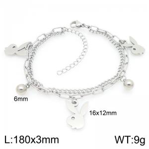 Stainless Steel Bracelet(women) - KB208872-Z