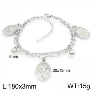 Stainless Steel Bracelet(women) - KB208876-Z