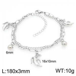 Stainless Steel Bracelet(women) - KB208899-Z