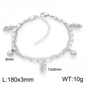Stainless Steel Bracelet(women) - KB208901-Z