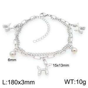 Stainless Steel Bracelet(women) - KB208909-Z