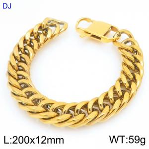 Stainless Steel Bracelet(Men) - KB209185-Z