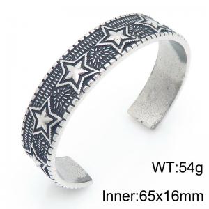 Stainless Steel Bangle - KB209283-LU
