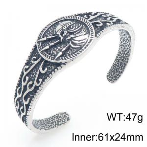 Stainless Steel Bangle - KB209324-LU