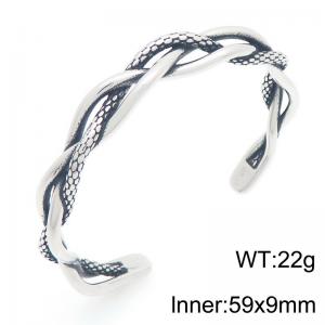 Stainless Steel Bangle - KB209328-LU