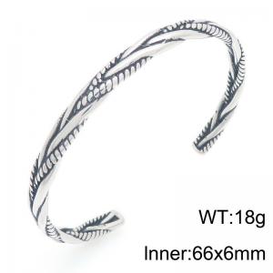 Stainless Steel Bangle - KB209329-LU