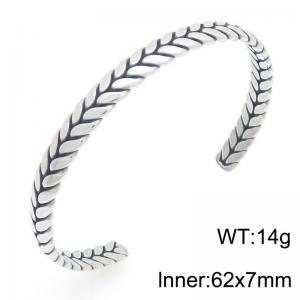 Stainless Steel Bangle - KB209330-LU