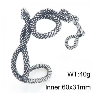 Stainless Steel Bangle - KB209337-LU