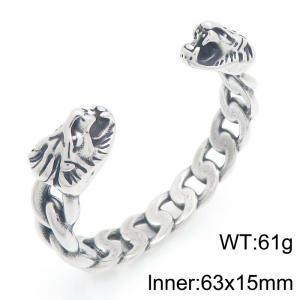 Stainless Steel Bangle - KB209340-LU